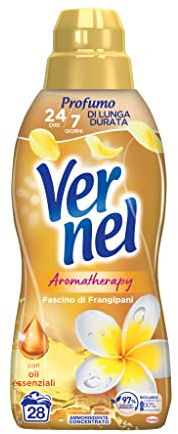 Vernel Vernel Fascino Di Frangipani, Ammorbidente Concentrato Lavatrice, Sensazione Di Profumo Come Appena Lavato, 700Ml - 700 ml