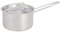 Amazon Basics Edelstahl-Stielkasserolle mit geraden Seiten, Aluminiumbeschichtung und Deckel, 1,9 l, Silber(Früher Marke AmazonCommercial)