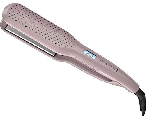 Remington Wet2Straight Hair Straightener / Flat Iron, 450°F Salon High Heat, 1 3/4 Inch plates, Mauve