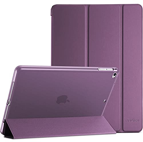 ProCase Soft fodral för iPad 9,7 tum 6. Generation 2018/5. Generation 2017/iPad Air 1/2 modell A1822 A1823 A1893 A1474 A1475, mjukt TPU-skyddsfodral för iPad 6/iPad 5 – lila | Mjukt TPU-skyddsfodral för iPad 6/5. Gen iPad Air 1/2