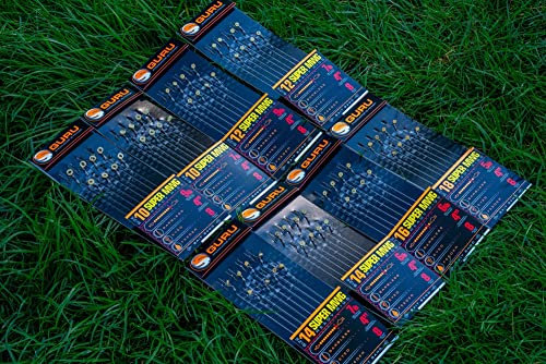 Korda Guru Super MWG 4 Bait Band Hair Rigs Barbless (Size 18 5lb)