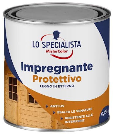 Lo Specialista Mistercolor Détergent solvant, 0,75L, acajou