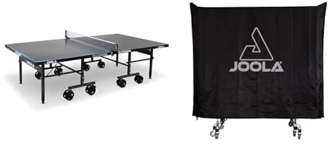 JOOLA Tischtennisplatte Outdoor J500A & Tischtennistisch Abdeckung, Table Cover, Wetterfeste Schutzhülle