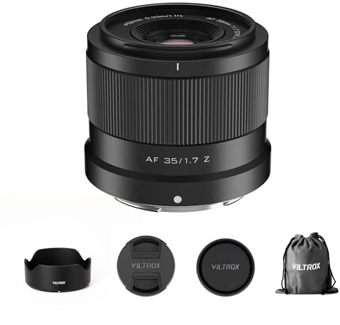 VILTROX 35mm F1.7 Z-Mount Lens for Nikon, APS-C Autofocus Standard Lens for Nikon Z-Mount Cameras ZFC Z30 Z50 Z5 Z6 Z6II Z7 Z7II Z8 Z9