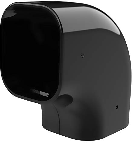 Kurve 90 Grad flach Schwarz CP 72 EXC für Kanal Klimaanlage
