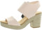TOMS Damen Majorca Platform Sandale mit Absatz, Dusty Peach, 42 EU