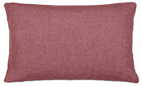 JEMIDI 2x Kissenbezug Kissenhülle 40x60 cm - 2er Set Kissen Bezüge Kissenhüllen im Leinenlook - Doppelpack Kissen Bezug Hülle - versch. Farben