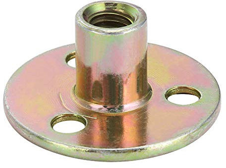 5pcs M6/M8/M10 Contre-écrou Zingué à Trois Trous Écrou de Blocage pour Meubles, 3 Types (M8*37)