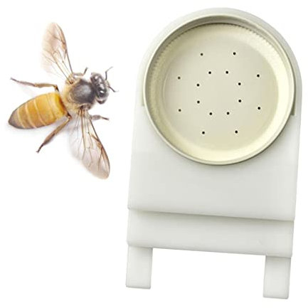 YARNOW 2stücke Bienenfutterspender Aus Kunststoff Mit Perforiertem Deckel Bienenstockfutterspender Für Honigbienen Einfach Anzuordnen Und Abzunehmen
