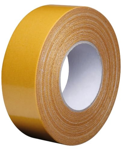 Abacus Range Double Sided Carpet Tape - 50mm x 10m | Heavy Duty Carpet Tape Rug Gripper for Carpet, Area Rugs, Hardwood Floors | Extra Strong Multipurpose Removable