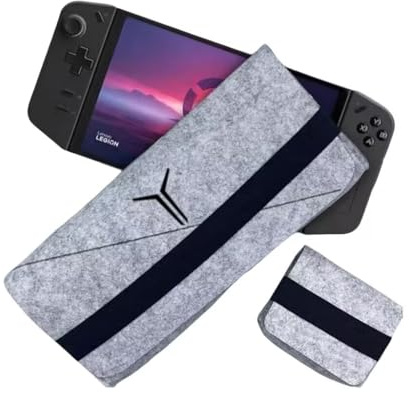 Générique Étui pour Legion Go, étui Original Antichoc, Sac de Rangement Portable pour Le Voyage, Accessoires pour Consoles de Jeu (Gris)