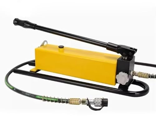 Hydraulisk handpump, bärbar oljepump med högt tryck för domkraft, kraftig manuell kraftutrustning, 2800 CC, fyrkantig design för effektiv drift