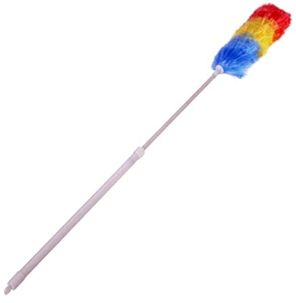 2pcs Extendable Feather Dusters, Microfiber and Static Duster, Bendable Reusable Duster, Telescopic Dusters Perfect for Cleaning Cobweb, Ceiling Fans, Cars, Lights, Furniture