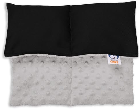Sensory Owl Almohada Pesada Cojin Sensorial De Regazo Suave Terapéutico para Niños Y Adultos Alivio del Estrés Ansiedad Auto-calmante Relajante 30 x 40 cm 4kg Ceniza Negra