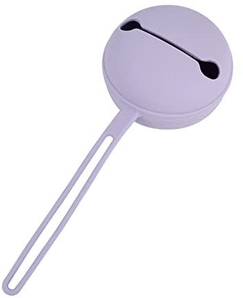 Baby nappfodral, napp fodral, rese napp låda, transparent napp pod napp hållare låda för barn (liten, lila)