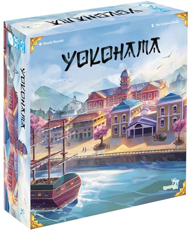Asmodee Synapses Games Yokohama – Gesellschaftsspiele – Brettspiele – Strategiespiel und Platzierungsspiel ab 14 Jahren – 2 bis 4 Spieler – französische Version