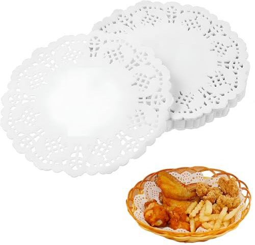 280Pcs Tortenspitze,Tassenuntersetzer Papier,Spitzendeckchen,Tortenspitze Kleinl,Tortenspitzenm, 3,5 Zoll Runde Papier Tischsets,Fur Hochzeit,Geburtstag,Kuchen,Desserts,Geschirr Lebensmitteldekoration