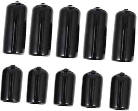 ADOCARN 10st Lederetui Queue-TIPP Gestalter Queuespitzenformer Snooker-queues Teich Billardtisch Stoßstangen Pool-Stick Fass Vom Fass Luft Billardstock Mit Queue-Spitze Black Gummi