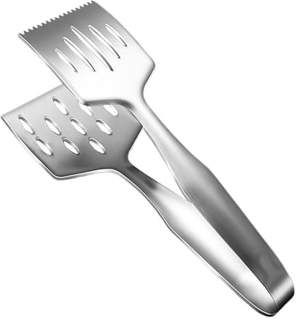 Pontas De Pescado De Acero Inoxidable, Pinzas De Cocción, Pinzas De Cocina Resistentes Al Calor, Control A Prueba De Deslizamiento Y Seguro, Fácil De Limpiar, 10.63x3.94x3.07 Pulgadas, Para, Freí