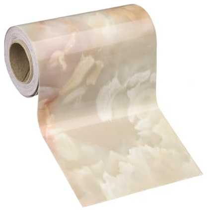 sourcing map Papel tapiz de grano de madera de 4 pulgadas x 16.4 pies, PVC, autoadhesivo, marco texturizado, impermeable, papel tapiz decorativo para pared, suelo, puerta, mesa, gabinetes, escritorio