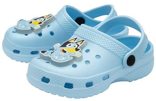 Bluey Kids Light Up Clogs Slip On Lightweight Childrens Boys Sandals Sizes 6–12