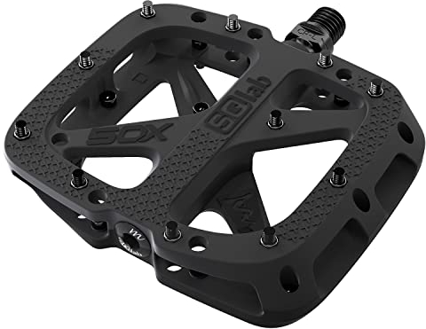 5OX, MTB Gravity & E-Performance Fahrrad Plattformpedale SQlab, Schwarz, Small (36-40 EU)