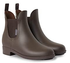 HORZE Bonn Kids Rubber Horse Riding Boots, Waterproof Paddock Shoes