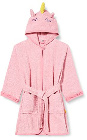 Playshoes Unisex Kinder Frottee-bademantel Morgenmantel, Einhorn, 110-116 EU