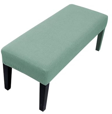 Lollanda Universal-Bezug für Esszimmer-Bank, Stretch Dining Bench Cover, Elastische Stretch Husse für Hotel, Bankett, Restaurant, Wohnzimmer, Schlafzimmer (Matcha)