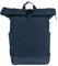 Blackbeat - Wasserabweisender Rolltop-Rucksack für Damen & Herren - mit Laptopfach, 2 Außenfächern, Getränke & Kofferhalterung - Daypack für Fahrrad, Arbeit, Reise & Sport - 15x28x56cm - 27L Volumen