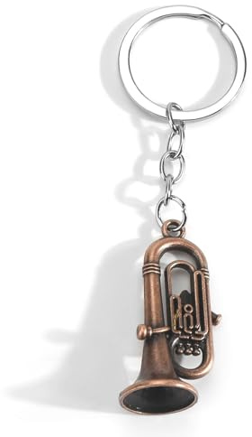 Portachiavi,Mini Tuba Portachiavi, Strumento Musicale Tuba In Metallo, Regalo Per L'Insegnante E La Laurea, Amanti Di Musica E Amici, Regalo Personalizzato Per L'Insegnante