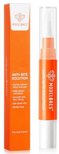 Modelones Smalto Amaro per non Mangiare le Unghie 7ML, Nails Stop Biting Pen, Migliora l'aspetto Delle Unghie e Delle Cuticole, è Invisibile, Rapida, Adatto per Adulti e Bambini 3+