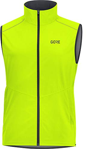 GORE Wear R3 Gilet da uomo GORE WINDSTOPPER, S, Giallo neon