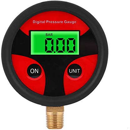 digitale manometer luft,digital luftdruck manometer,Digitaler Reifendruckprüfer, 0-200PSI Reifendruckmessgerät LCD-Bildschirm Digitaler Reifen Luftdruckmessgerät Auto Tragbare Luftdruckprüfer Meter fü