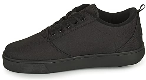 Heelys Pro 20 (Hes10430) Schuhe mit Rollen, Dreifach Schwarze Leinwand, 34 EU