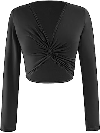 Lovdaswi Cotton Ballet Shawl for Women Black-Cotton Large