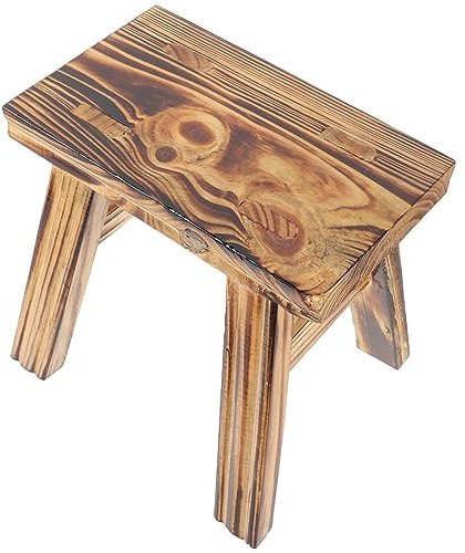 Alipis Tritthocker Aus Holz Für Junge Mädchen Und Erwachsene Fußhocker Zum Sitzen Und Toilettentraining Leicht Und Robust Für Bad Und Küche