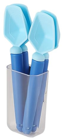 REC 4 Piezas Clips de Cierre Grandes,Bolsa Empaquetar Cierre Hermético,Clips para Bolsas de Alimentos con Dispensador,Clip de Cocina,Clips de Frescura,Clip para Bolsas,Con Cuchara Dosificadora