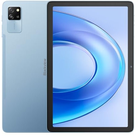 Blackview Tab 60 PRO Android 15 Tablet, 24GB+128GB(1TB Externe SD), 10,1'' HD+ Tablet, 7700mAh Akku, Dual 4G Dual SIM WiFi 5, 5MP+13MP Kamera, 8,5mm Ultra-Dünn, Dual Box Lautsprecher, GPS, Blau