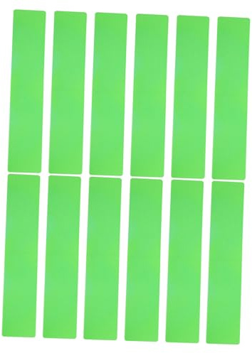 ROMISBABA 12PCS Court Line Marker Set for Tennis Basketball Volleyball Outdoor Training Flat Non-slip Sports Field Marking Pads with High Contrast Lines Abrasion-resistant Boundary Spot