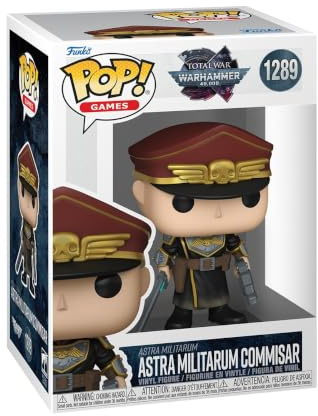 Funko Pop! Games: Warhammer - Astra Militarum Commisar - Collectable Vinyl Figure - Gift Idea - Official Merchandise - Toys for Kids & Adults - Video Games Fans - Model Figure for Collectors