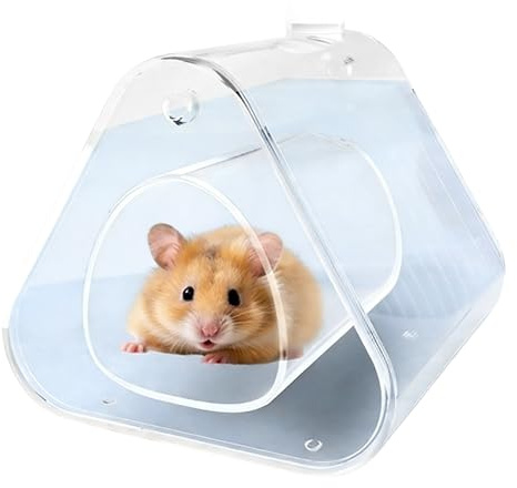Hábitat Refrescante para Hámster Cueva Transparente Segura E Impermeable