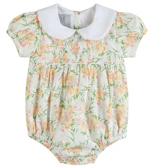 Lil cactus Blue Mistletoe Christmas Bubble Romper, 6-12 Months