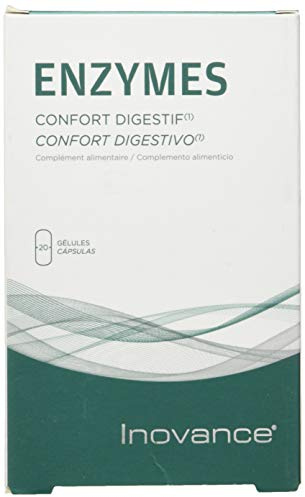 INOVANCE ENZYMES 20cap. – à prendre régulièrement selon la dose conseillée, complément complet proposé en gélules pratiques, boîte de 20 gélules et facilite la prise en charge de votre bien-être au qu