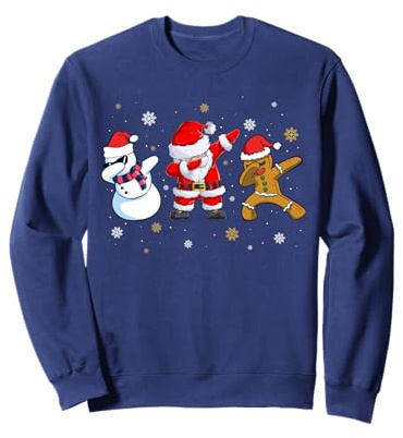 Dab Pere Christmas Pull de Noël pour Homme Sweatshirt