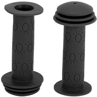 TUCKBOLD Child Bike Handlebar Grips Covers 105mm Long Soft | Children Bicycle End Grips Protector Black 1 Pair
