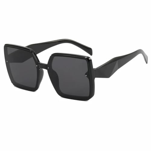 HPIRME Gafas de montura grande para dama (BJ5309-C1)