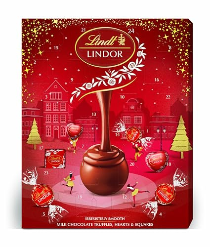 Lindt Lindor Milk Chocolate Christmas Advent Calendar 300g