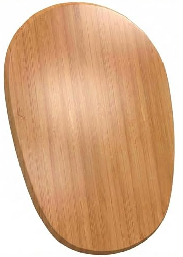 Ibyx Bambus Gleitbrett Für Kaffeemaschinen & Heißluftfritteusen – Rollbarer Untersetzer Mit Leisen Gummirädern