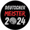 Leverkusen Meisterschale Magnet mit Flaschenöffner rund mit Spruch Deutscher Meister 2024 Fußball Trophäe NRW Meisterschaft Gewinner und Sieger Magnet mit Flaschenöffner für
